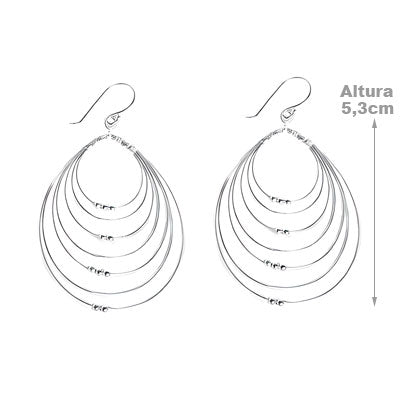 Brinco de Prata Liso