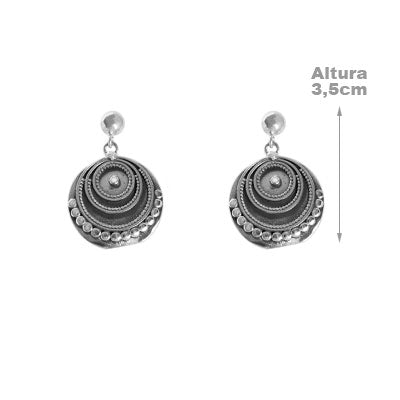 Brinco de Prata Trabalhado