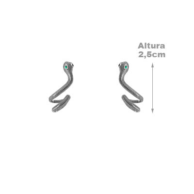 Piercing de Prata Pressão para Orelha