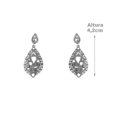 Brinco de Prata Vazado