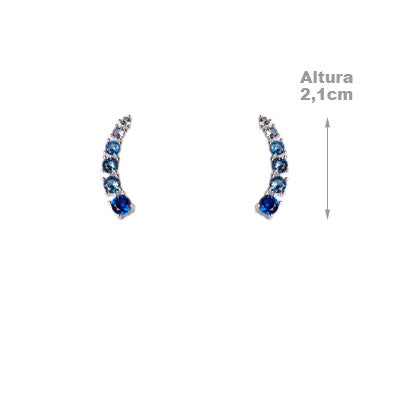 Brinco de Prata Contorno de Orelha (Ear Cuff)