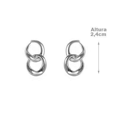 Brinco de Prata Elos