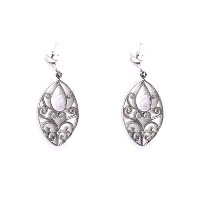 Brinco de Prata com Madrepérola