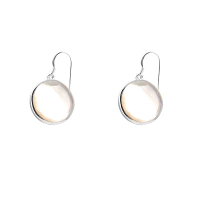 Brinco de Prata com Madrepérola