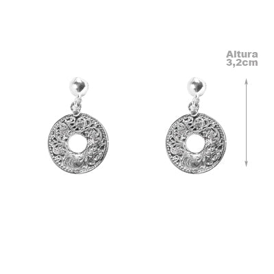 Brinco de Prata Trabalhado