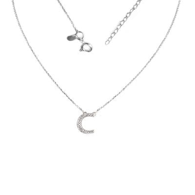 Gargantilha de Prata Letra