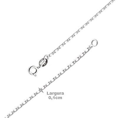 Corrente de Prata Trabalhada