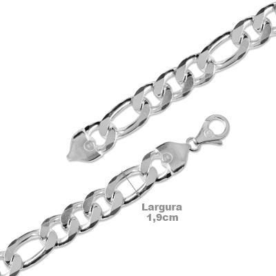 Corrente de Prata em Elos