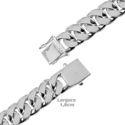 Corrente de Prata em Elos