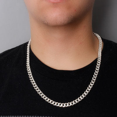 Corrente de Prata em Elos