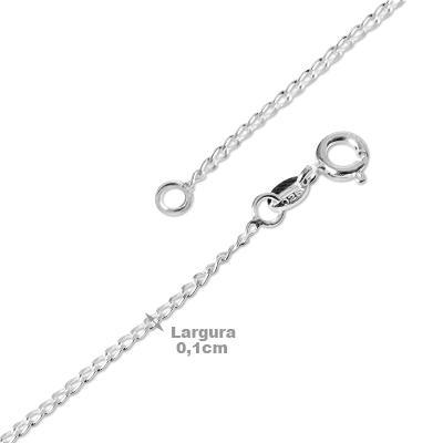 Corrente de Prata Elos.