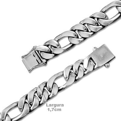 Corrente de Prata em Elos