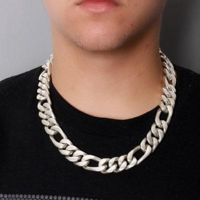 Corrente de Prata em Elos