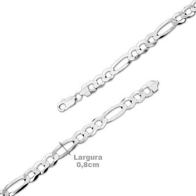 Corrente de Prata em ElosCorrente de Prata em Elos
