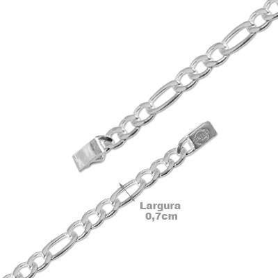 Corrente de Prata em Elos.