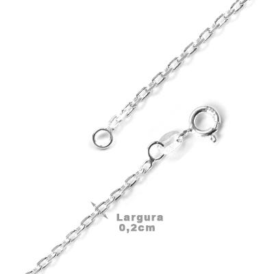 Corrente de Prata em Elos - 48203