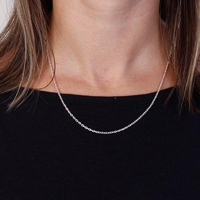 Corrente de Prata em Elos - 48203