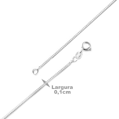 Corrente de Prata Elos