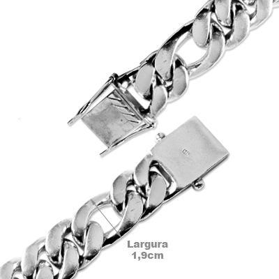 Corrente de Prata em Elos