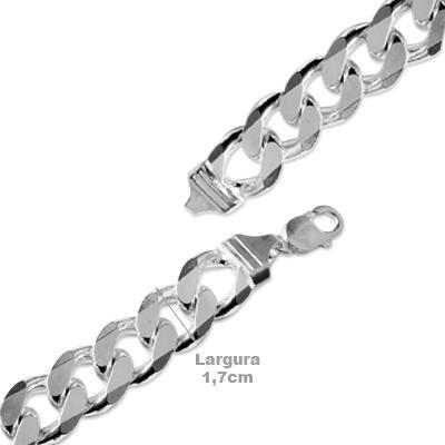 Corrente de Prata em Elos