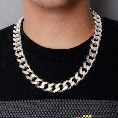 Corrente de Prata em Elos