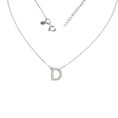 Gargantilha de Prata Letra