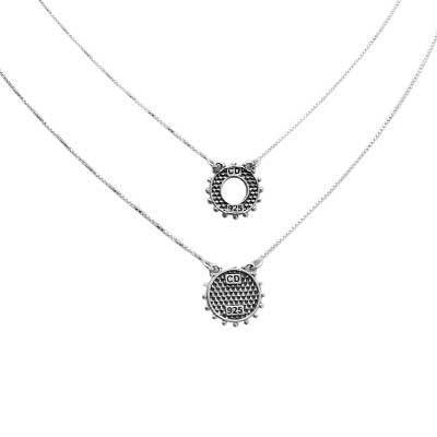 Escapulário de Prata Espírito Santo.