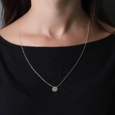 Escapulário de Prata Espírito Santo.