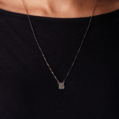 Escapulário de Prata Espirito Santo