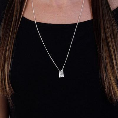 Escapulário de Prata Sagrado Coração de Jesus e Nossa Senhora do Carmo. Escapulário de Prata Sagrado Coração de Jesus e Nossa Senhora do Carmo