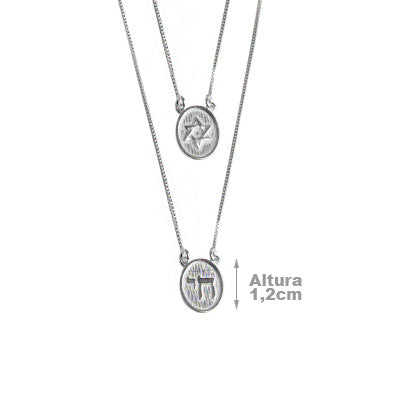 Escapulário de Prata Judaico