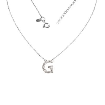 Gargantilha de Prata Letra