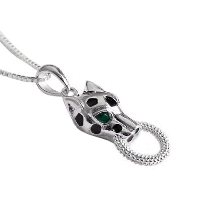 Gargantilha de Prata Pantera