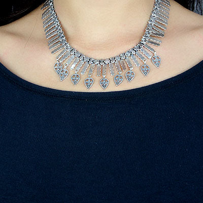 Gargantilha de Prata Indiana