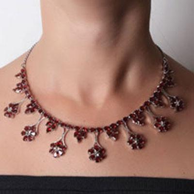 Gargantilha de Prata com Zircônia - 30421