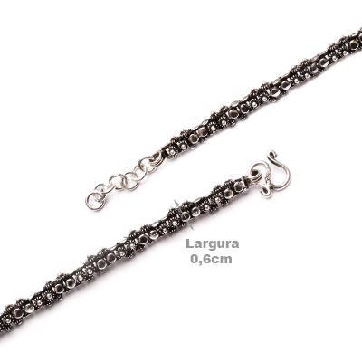 Gargantilha de Prata Indiana