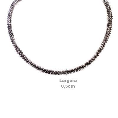 Gargantilha de Prata Indiana