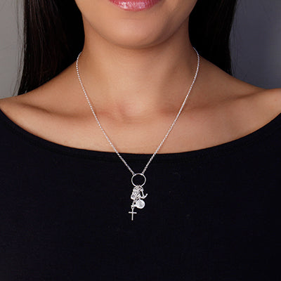 Gargantilha de Prata Patuá.