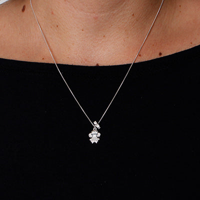 Gargantilha de Pedra Menina com Zircônias