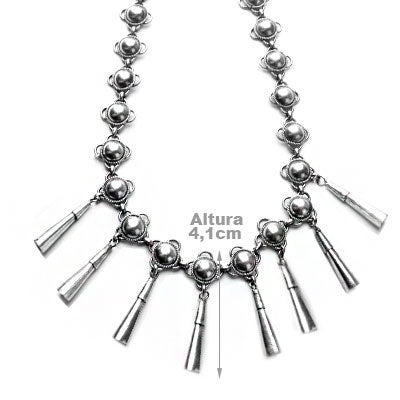 Gargantilha de Prata Indiana