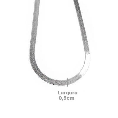 Corrente de Prata Rabo de Rato