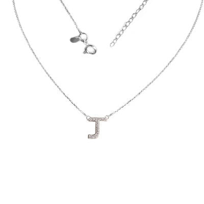 Gargantilha de Prata Letra