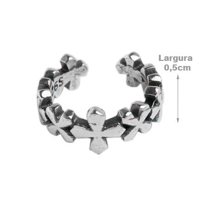 Piercing de Prata Pressão para Orelha