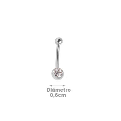Piercing de Umbigo Aço Cirúrgico