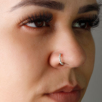 Piercing de Prata Argola para Nariz