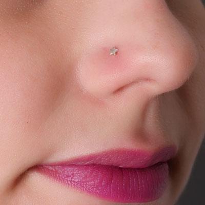 Piercing de Prata para Nariz.