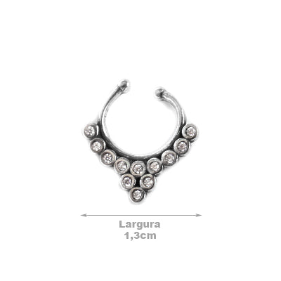 Piercing de Prata para Nariz.