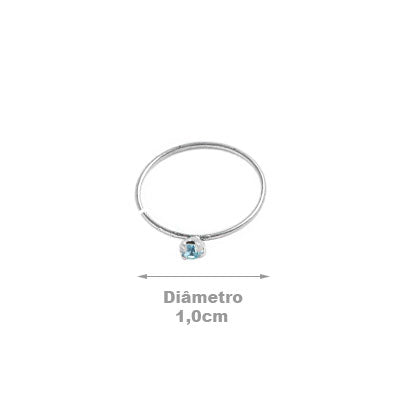 Piercing de Prata Argola para Nariz