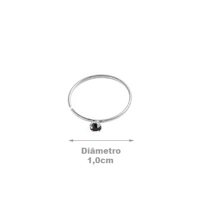 Piercing de Prata Argola para Nariz