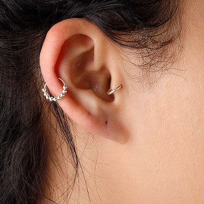 Piercing de Prata Argola para Nariz